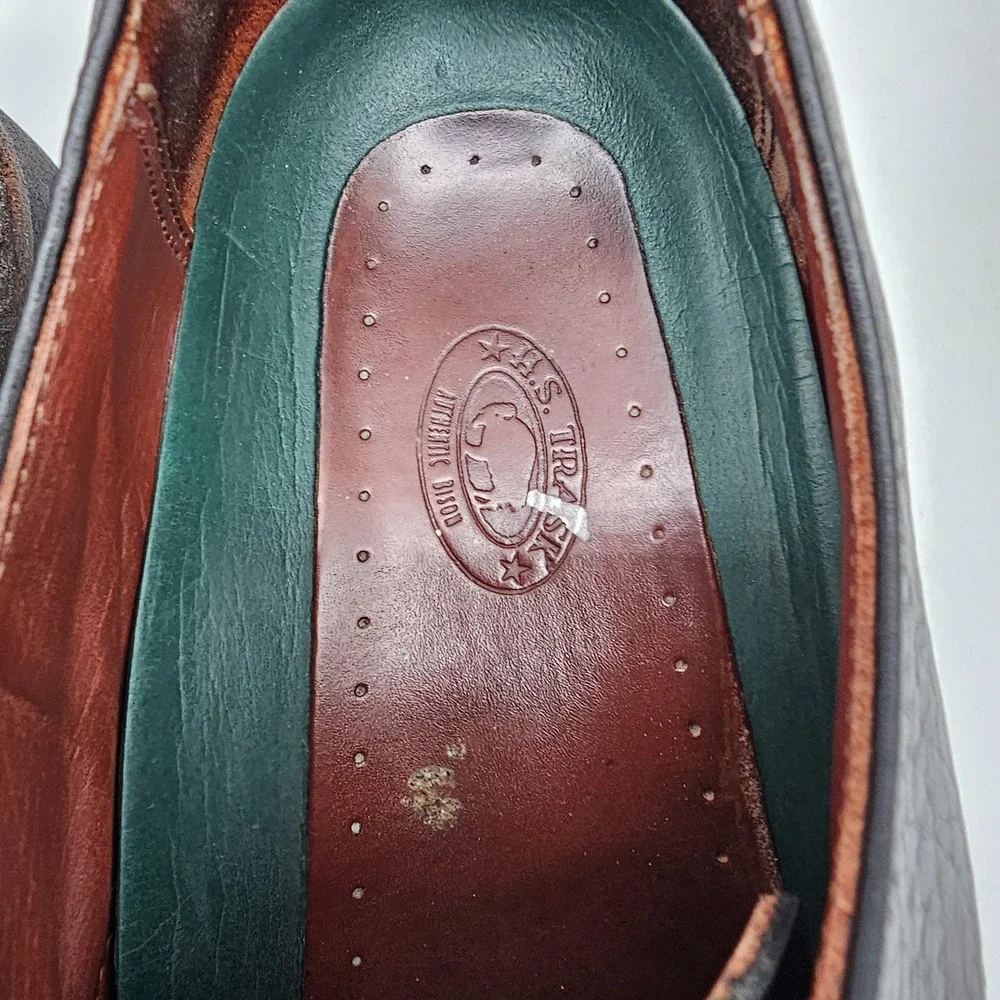 H.S. Trask Shoes Mens Size 9.5 Oxford Derby Dress‎ Casual 820012 Made in USA